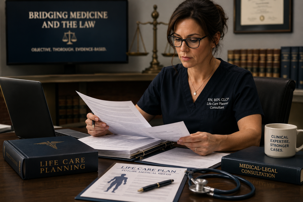 certified life care planner reviewing catastrophic injury case